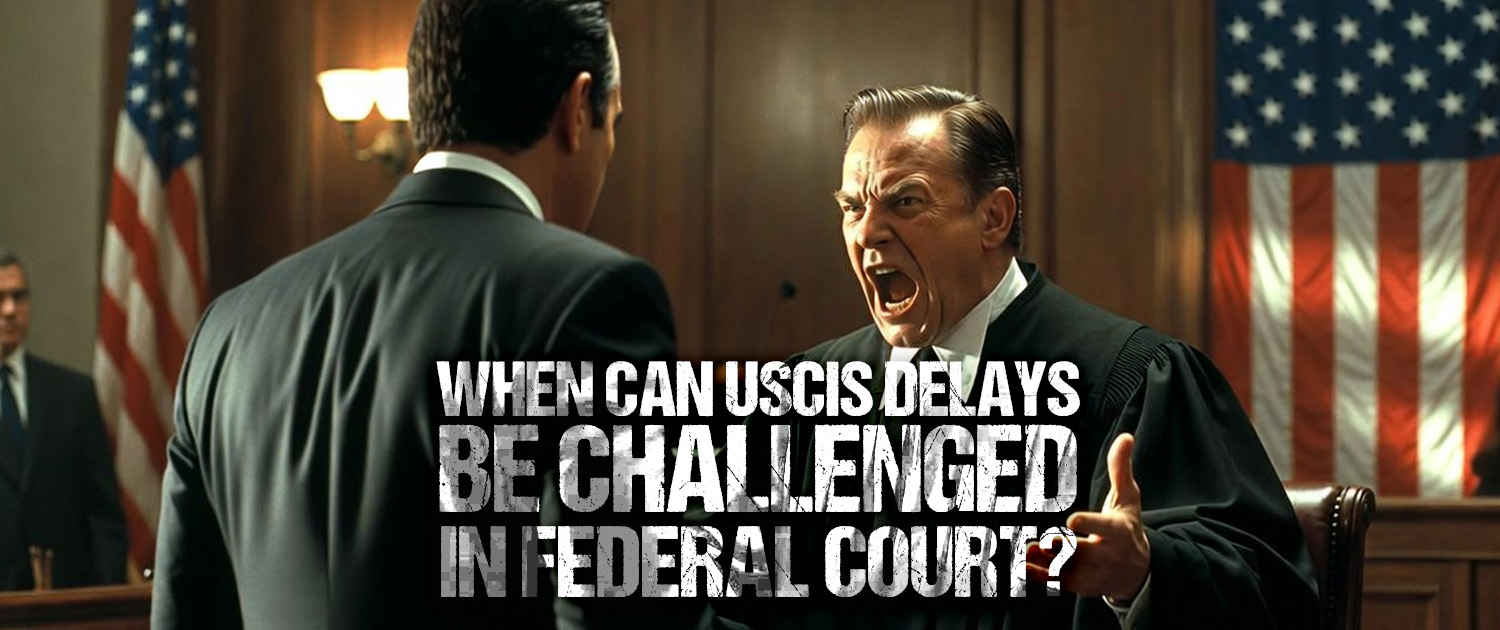 When Can USCIS Delays Be Challenged in Federal Court?