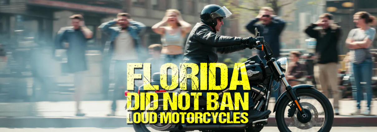 Florida Did Not Ban Loud Motorcycles